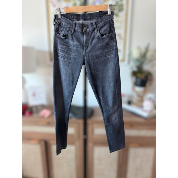 Citizens of Humanity Avedon Rocket High Rise Skinny Jeans Black Womens Size 25 - Picture 11 of 15